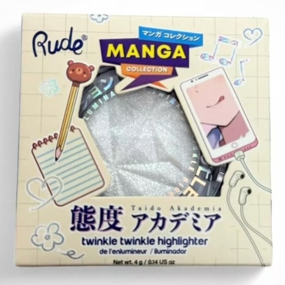 Rude Cosmetics Manga twinkle twinkle Highlight - Kirei Sama Taido Akademia New - Picture 1 of 3
